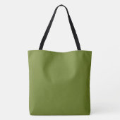 Tote Bag Couleur uni Avocado (Dos)