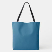 Tote Bag Couleur uni bleu Sapphire (Dos)