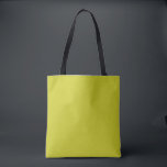 Tote Bag Couleur uni Citrine<br><div class="desc">Citrine est Solide Couleur Plaine. Abstraite couleur simple et design. Fraîche entre jaune et vert. Travailler en plusieurs occasions et saisons. Hex# CAC922</div>