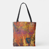 Tote Bag Couleurs Abstraites, art (Dos)