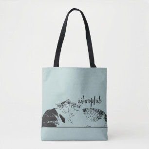 Tote Bag Couleurs Ailurophile Personnalisées