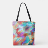 Tote Bag Couleurs arc-en-ciel dans la roche perchée virtuel (Dos)