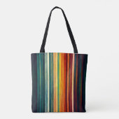 Tote Bag Couleurs arc-en-ciel modernes (Dos)