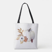 Tote Bag Couleurs citrouille et Magnolia Fall (Dos)