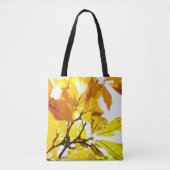Tote Bag Couleurs d'automne, feuille (Devant)