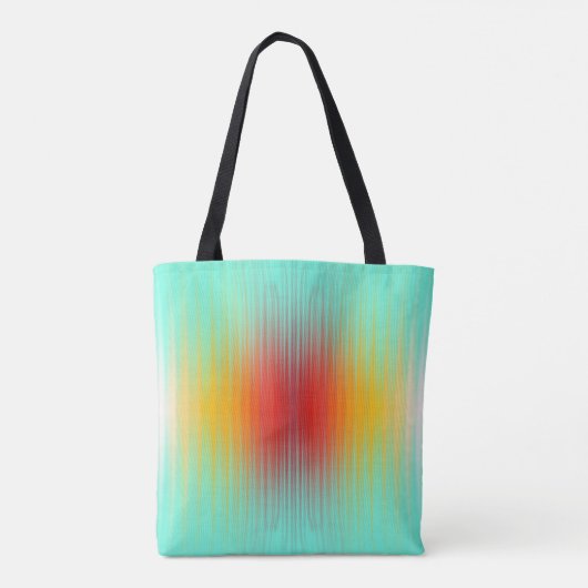 Tote Bag Couleurs de champ plasma de rentrée spatiale Abstr (Dos)