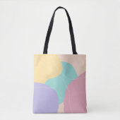 Tote Bag Couleurs de glace géométrique minimes et abstraite (Devant)