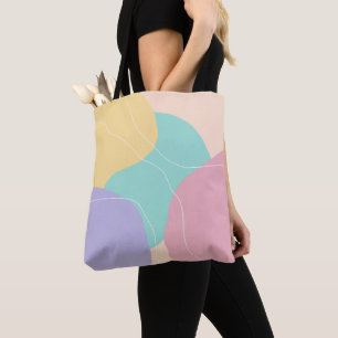 Tote Bag Couleurs de glace géométrique minimes et abstraite