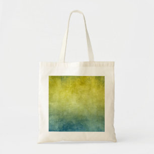 Tote Bag Couleurs de Grunge - Jaune & Bleu