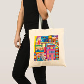 Tote Bag Couleurs de la ville (Devant (produit))