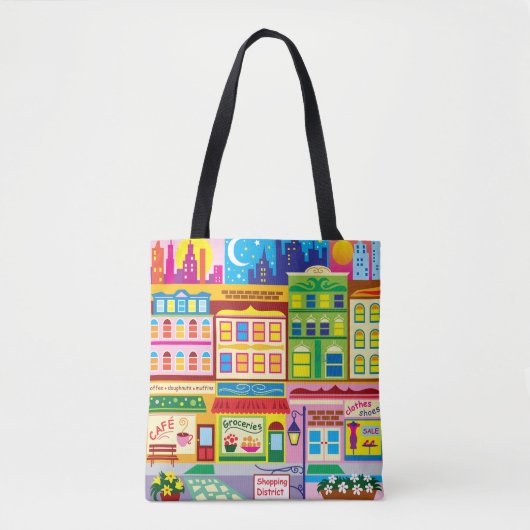 Tote Bag Couleurs de Main Street (Devant)