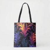 Tote Bag Couleurs de plume abstraites (Devant)