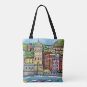 Tote Bag Couleurs de Vernazza par Lisa Lorenz (Dos)