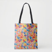 TOTE BAG COULEURS D'EAU PASTEL COULEURS ABSTRAITES (Devant)
