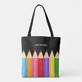 Tote Bag Couleurs du crayon (Dos)