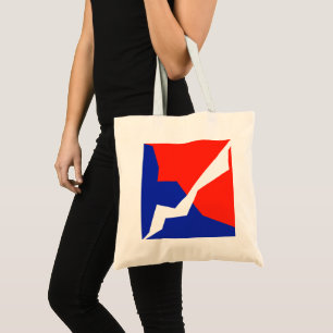 Tote Bag Couleurs du drapeau bleu rouge blanc