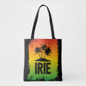 Tote Bag Couleurs du drapeau jamaïcain Irie Tropical Rasta  (Devant)