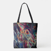 Tote Bag Couleurs Électriques Cheval de Carousel Fougueux A (Dos)