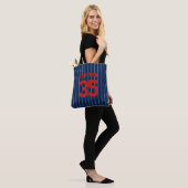 Tote Bag Couleurs entièrement modifiables Maillot de baseba (Sur le modèle)