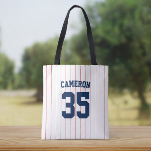 Tote Bag Couleurs entièrement modifiables Maillot de baseba