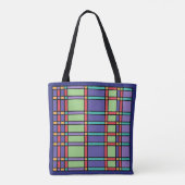 Tote Bag Couleurs Lumineuses De Verre (Dos)