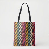 Tote Bag Couleurs urbaines Zebra Stripes (Devant)