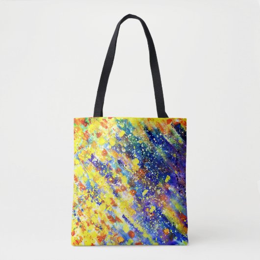 Tote Bag Couleurs vives en gras Abstrait (Devant)
