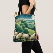 Tote Bag Counting Sheep (De près)
