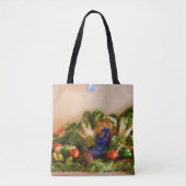 Tote Bag Country Fair Prix des légumes Peinture pastel (Devant)
