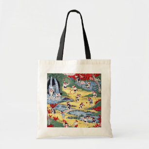 Tote Bag Country japonaise Cats, Utagawa Kunitoshi