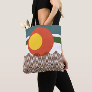 Tote Bag Coup de soleil Abstrait