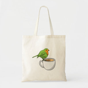 Tote Bag Coupe Bird Coffee