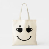 Tote Bag Coupe de café sourire (Dos)