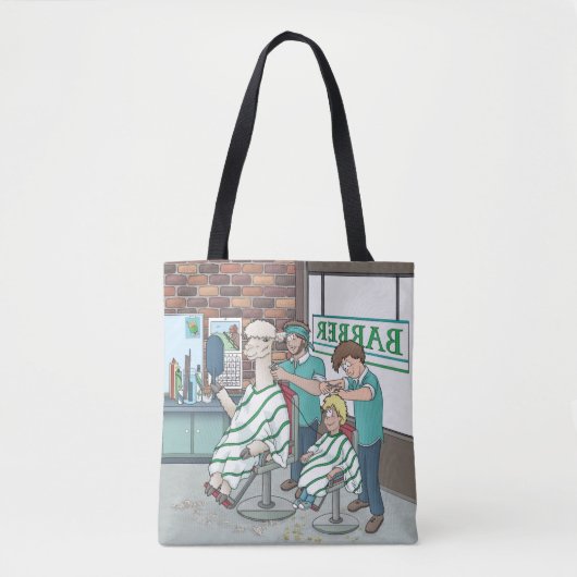 Tote Bag Coupe de cheveux d'alpaca  (Devant)