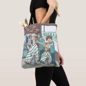Tote Bag Coupe de cheveux d'alpaca  (De près)