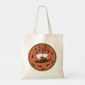 Tote Bag Coupe Dionysus : Greek God on Ship w Vines & Dolph (Dos)