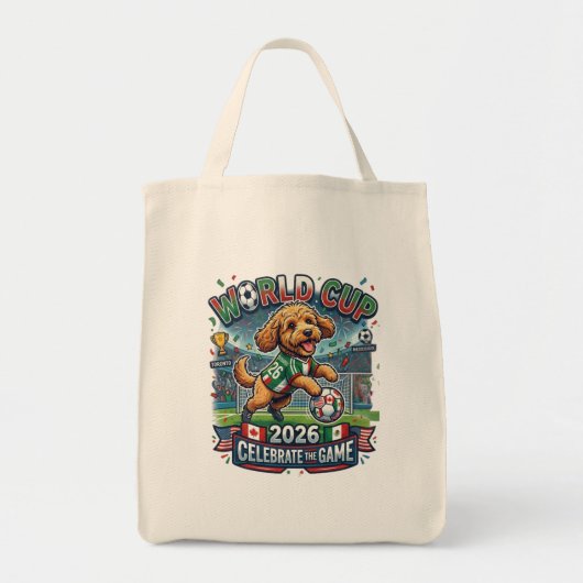Tote Bag Coupe du Monde Cockapoo 2026 (Devant)