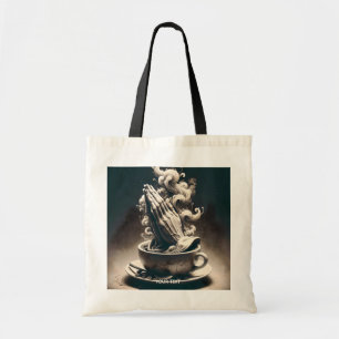 Tote Bag Coupe Imaginaire Mains Cute Coffee Cup