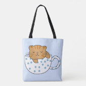 Tote Bag Coupe Kawaii de fée de chat (Dos)
