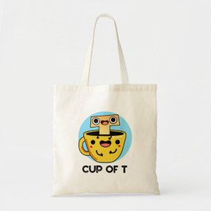 Tote Bag Coupe T Funny Alphabet Thé Pun
