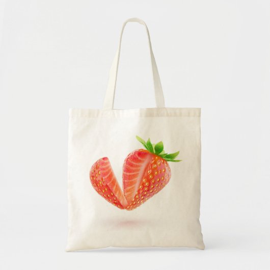 Tote Bag Couper la fraise (Devant)