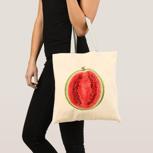 Tote Bag Couper la pastèque (Devant (produit))
