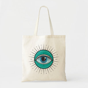 Tote Bag Couper le bleu de l'oeil du mal
