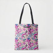 Tote Bag Coupes colorées Motif (Devant)