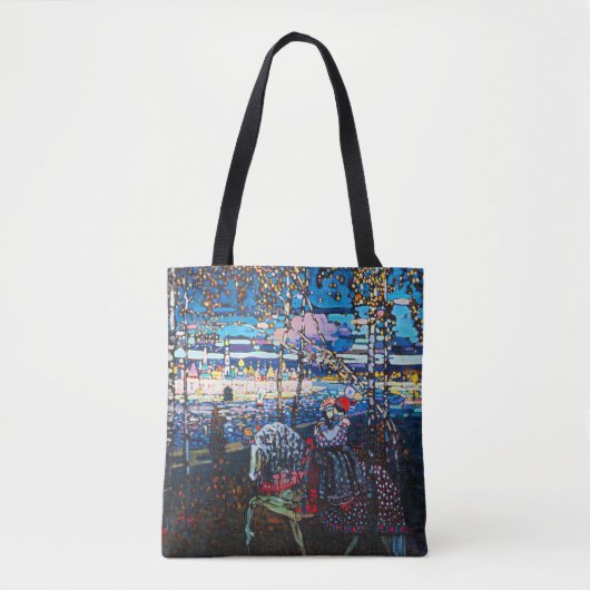 Tote Bag Couple à cheval blanc, Wassily Kandinsky (Devant)