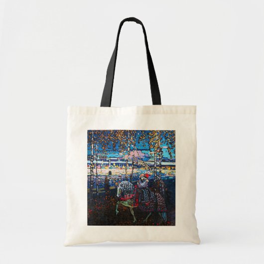 Tote Bag Couple à cheval blanc, Wassily Kandinsky (Devant)