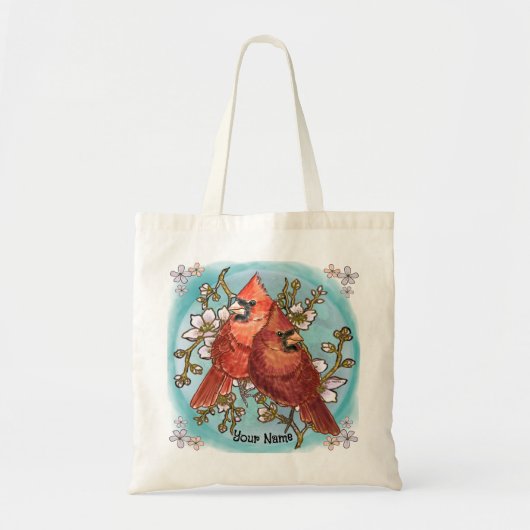 Tote Bag Couple Cardinal (Devant)