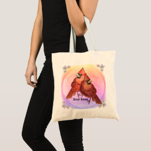 Tote Bag Couple Cardinal
