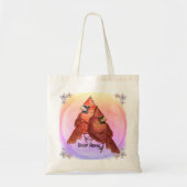 Tote Bag Couple Cardinal (Devant)