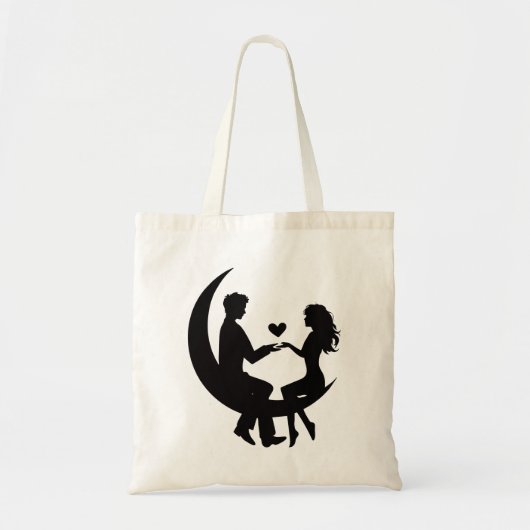 Tote Bag Couple d'amour (Devant)